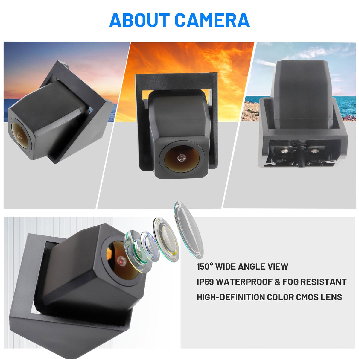 Classic Spare Tire Mount Backup Camera
For Jeep Wrangler