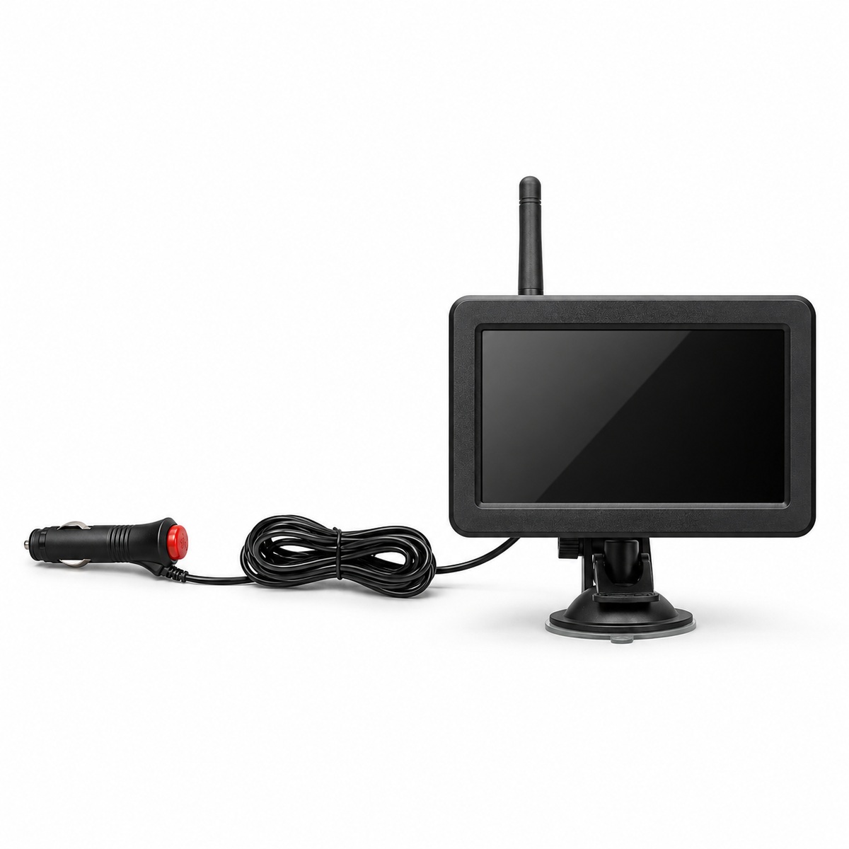 Wireless Backup Camera with biult-in rechargeable battery with 5 inch Rear View Monitor