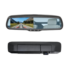 Toyota Tacoma Tailgate Handle Backup Camera with 4.3" Mirror Monitor Kit
