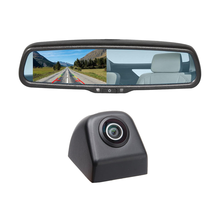 Universal Backup Camera with 4.3" Mirror Monitor Kit