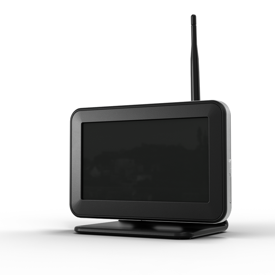 7 inch Vehicle Wireless LCD Quad View Monitor