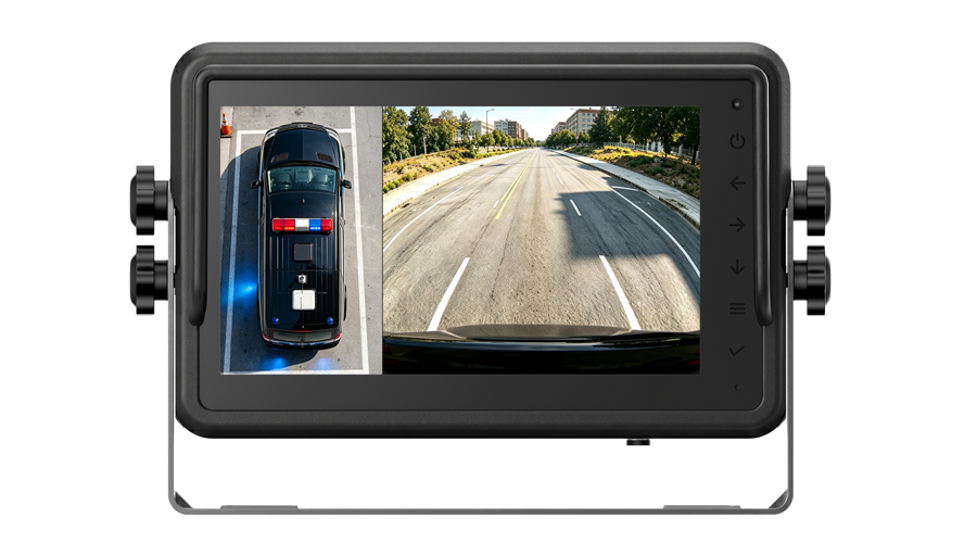 Emergency Vehicle AI 360 Camera System with 4CH Video Recording
