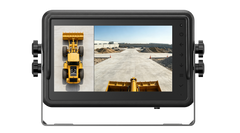 Engineering Machinery 4 Camera Panoramic View System with AI Alerts
