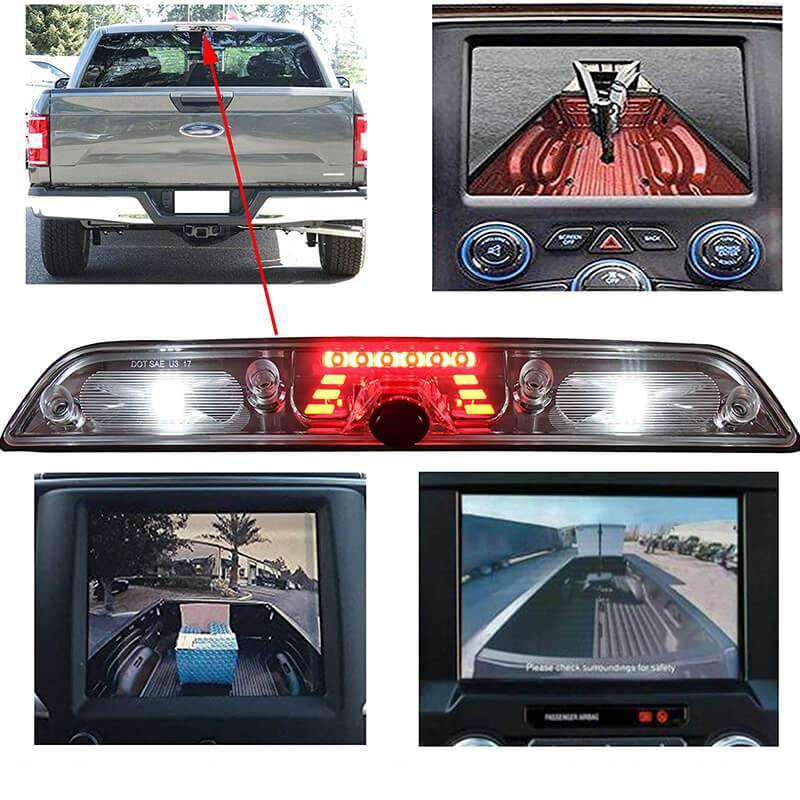 Third Brake Light Backup Camera 
For Ford F150 F250 F350 F450 F550