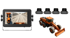 Heavy Equipment All-in-One 360 Recording Monitor for Mobile Plant Safety