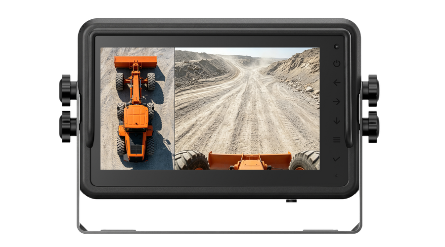 Heavy Equipment All-in-One 360 Recording Monitor for Mobile Plant Safety