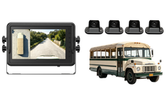 Sightseeing Vehicle AI 360 Camera System with 3D Around View Recording Monitor