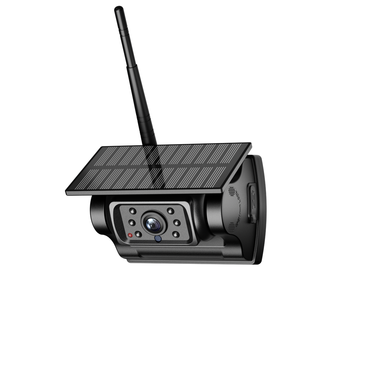 Solar-Power Wireless WiFi Trailer Backup Camera with Built-in 9000mAh Rechargeable Battery