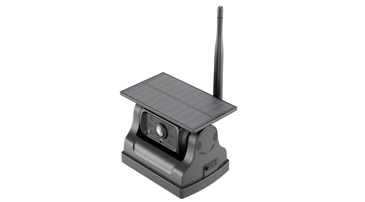 Solar Power Wireless Rechargeable Backup Camera with 5inch Monitoring System