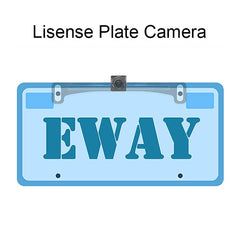 EW-L001 Universal Rear View License Plate Backup Camera