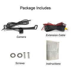 EW-L001 Universal Rear View License Plate Backup Camera