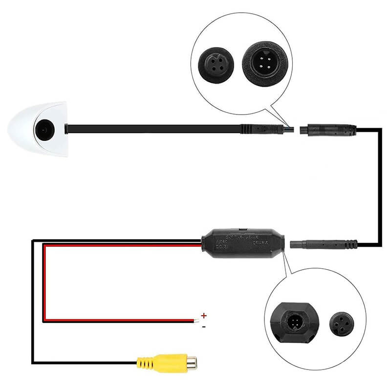 120° Vehicle Side View Camera