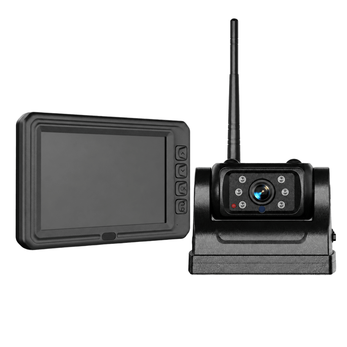 Wireless Heavy Duty Backup Camera with 5 inch LCD Rear View Monitor