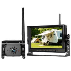 Wireless Shark-fin Fit Backup Camera with 7 inch Quad View Monitor