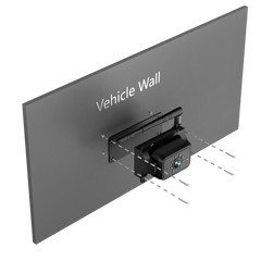 Wireless Shark-fin Fit Backup Camera with 7 inch Quad View Monitor