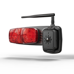 Wireless WiFi Commercial Vehicles Camera with Marker Light red