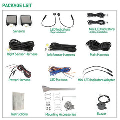 Universal Microwave Radar Blind Spots Detection